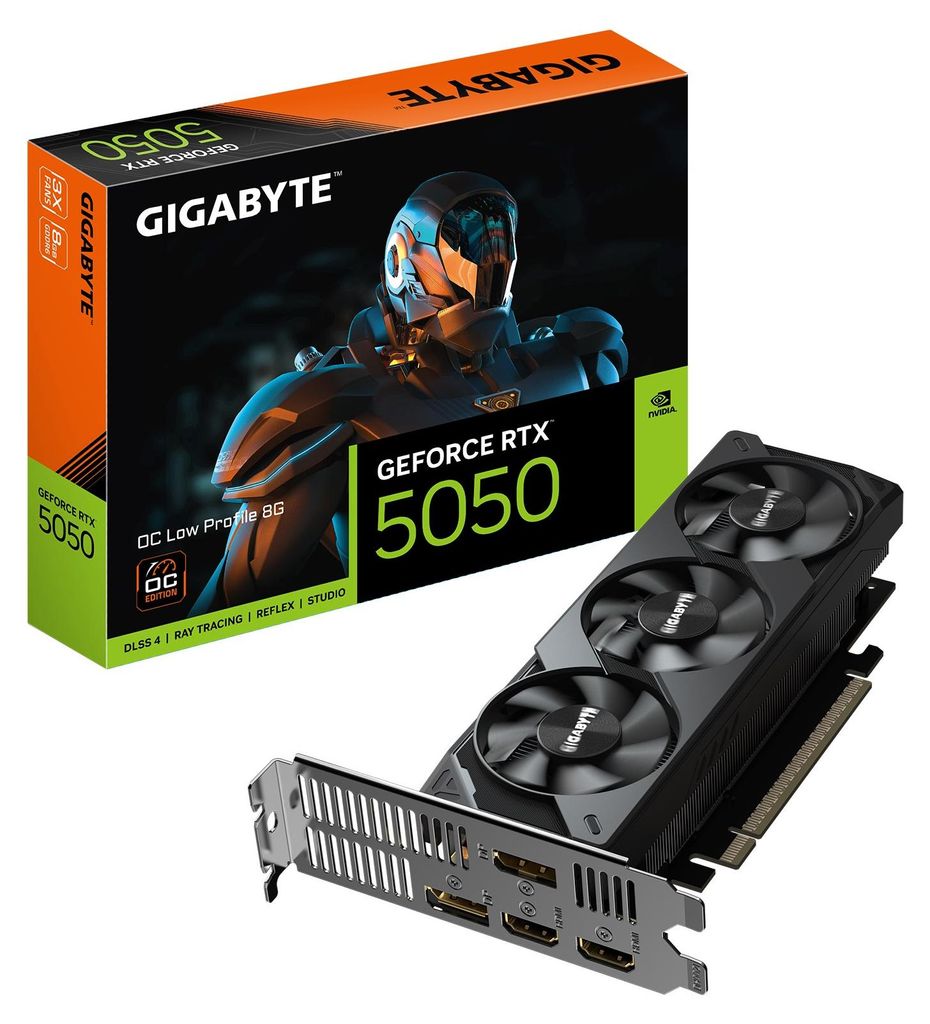 Gigabyte VGA NVIDIA RTX 5050 OC LP 8G DDR6 Imagen del producto 