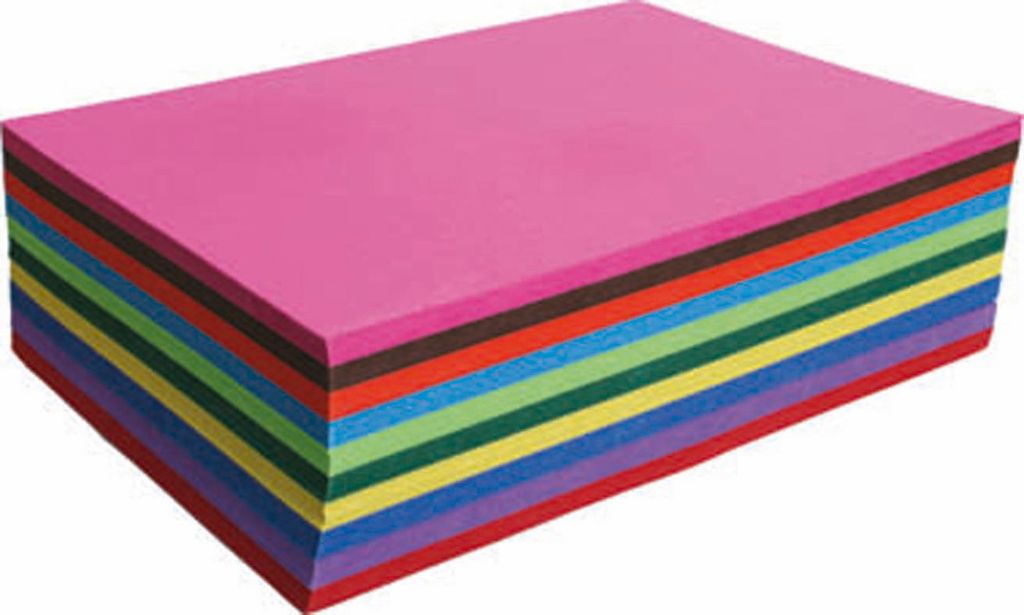Clairefontaine Fotokarton, Packung mit 250 Bogen A4 120g - Sortierung 455202C