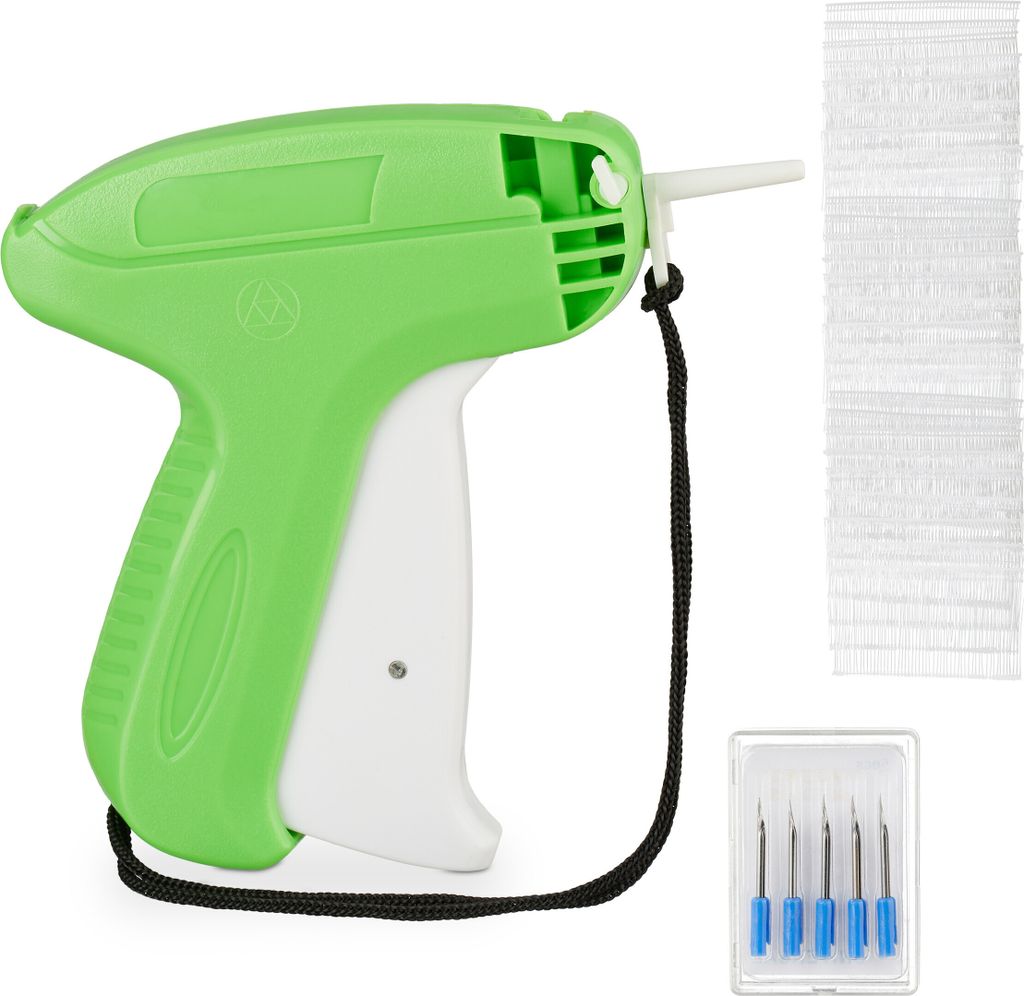 Pistola etichettatrice Relaxdays, pistola di avvio con 5 Immagine del prodotto 