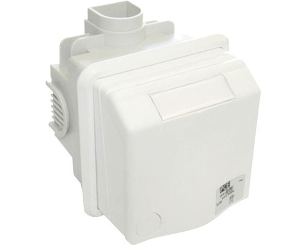 Prise IP44 5x16 encastrée, blanche Image du produit 