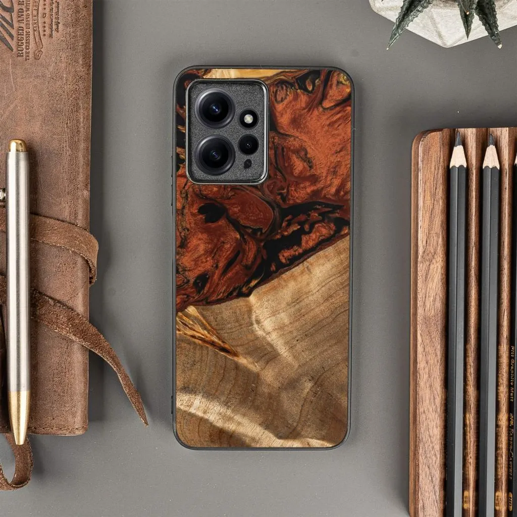 Custodia Bewood Unique - Redmi Note 12 4G - 4 Elementi - Feuer - 3