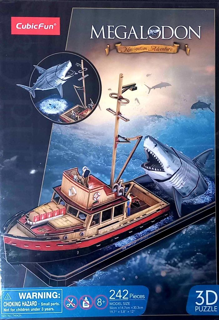 CUBICFUN 3D-Puzzle Jaws: Haifischfluss 242 dps