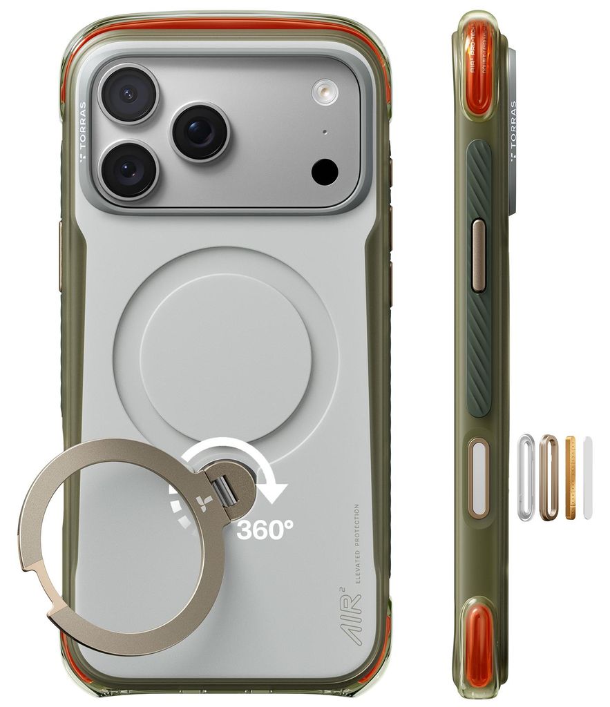 TORRAS Ostand Q3 Air Pro hoesje voor iPhone 18 Pro Max, Productafbeelding 