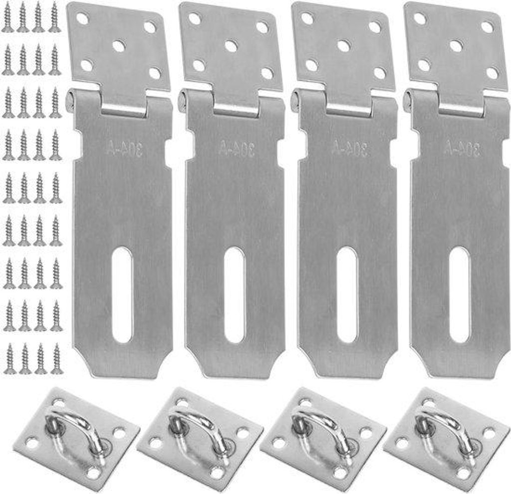 Überfallslot 10cm silber für Türen und Fenster