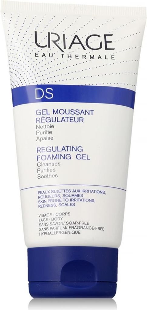 Uriage DS Gel limpiador para pieles sensibles, 150 ml Imagen del producto 