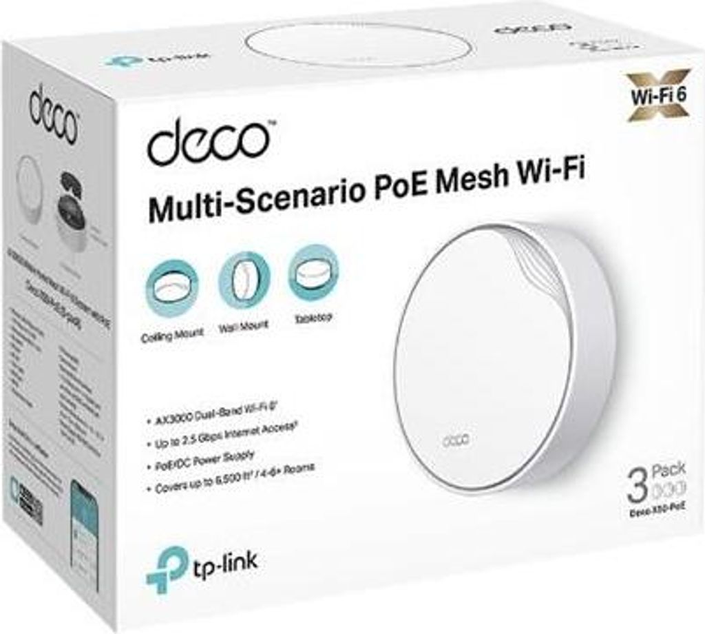 TP-LINK Deco X50-PoE V2 - WLAN-System - (Router)