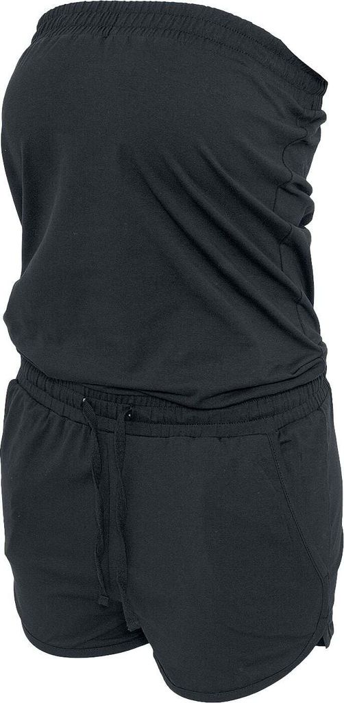 Dames jumpsuit Urban Classics, model "Hot Jumpsuit", zwart Productafbeelding 