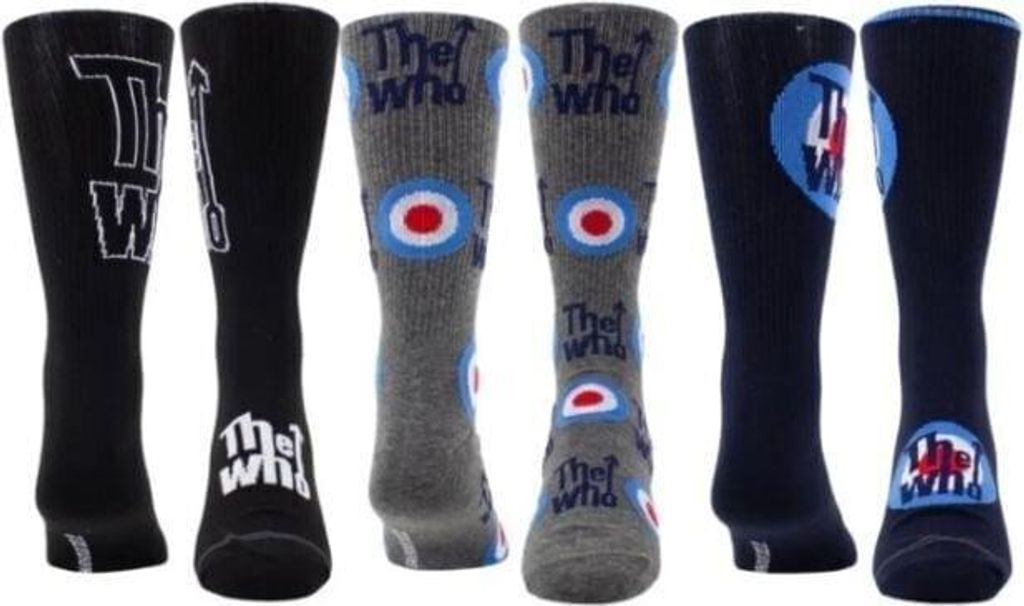 The Who Assorted Crew 3 Pack One Size Socken