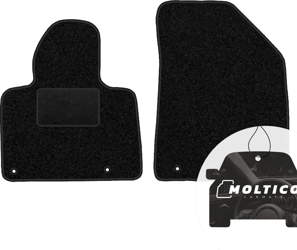 Tappetini Nero Velluto moto-MOLTICO Citroen C5 II 2008-2017 Set 2pz
