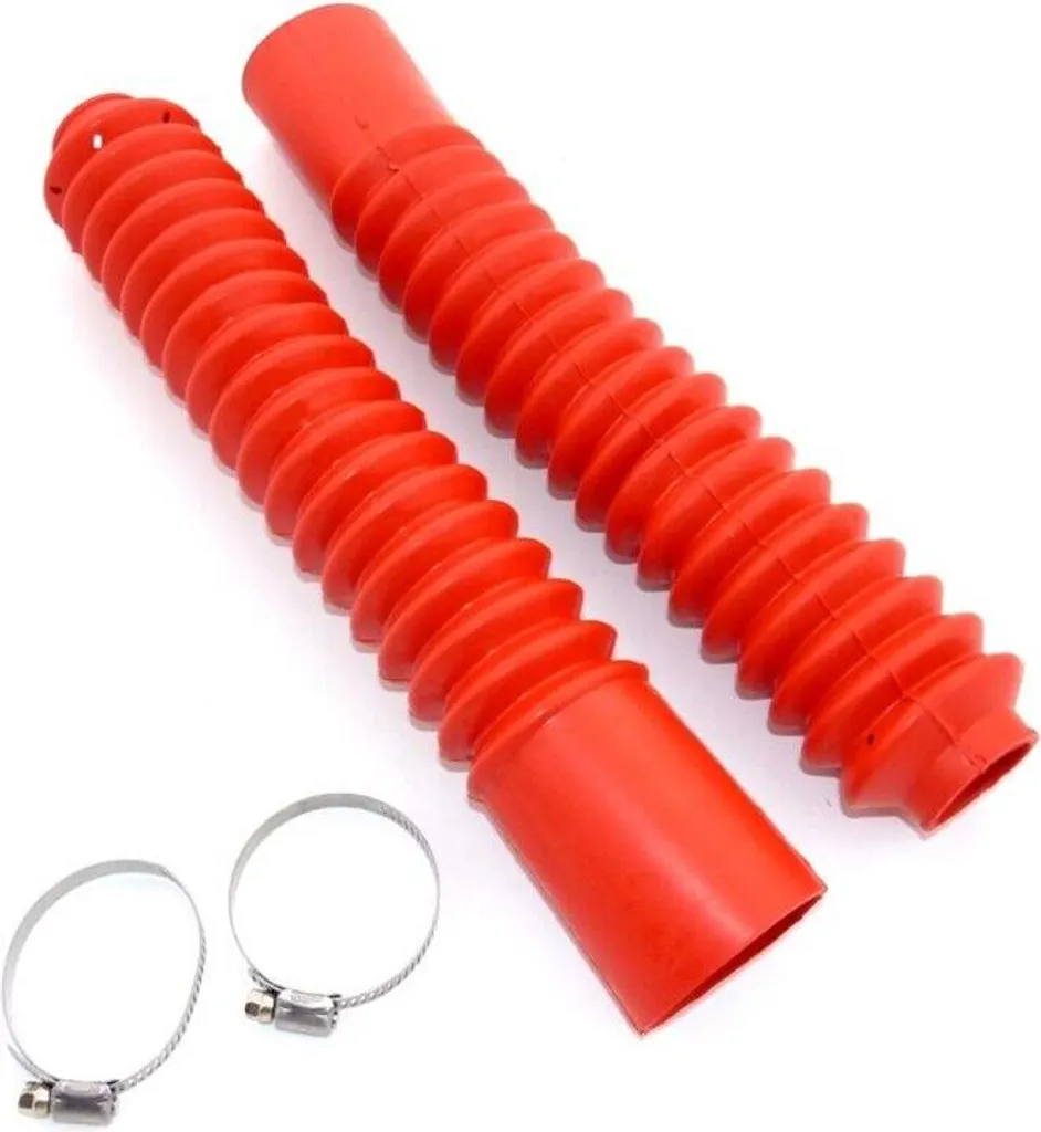 Soffietti Forcella Rossi 32x50x340mm Universali | Protezione Steli Moto