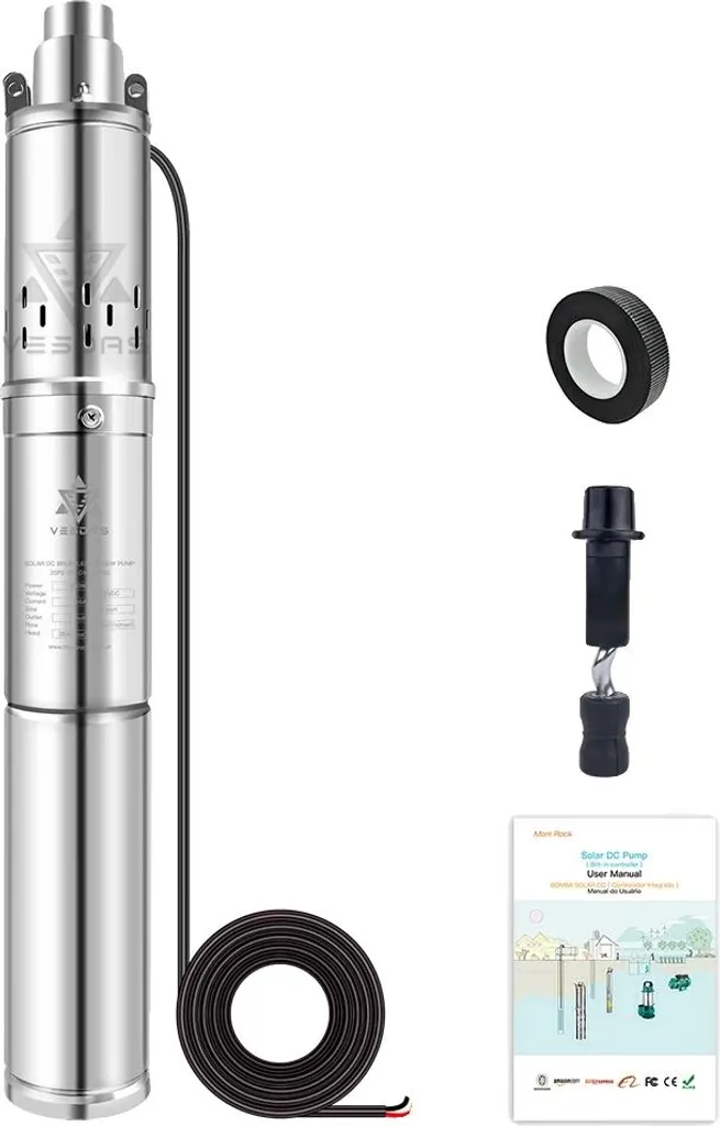 Pompe à vis 750W pour alimentation domestique et récupération d'eau