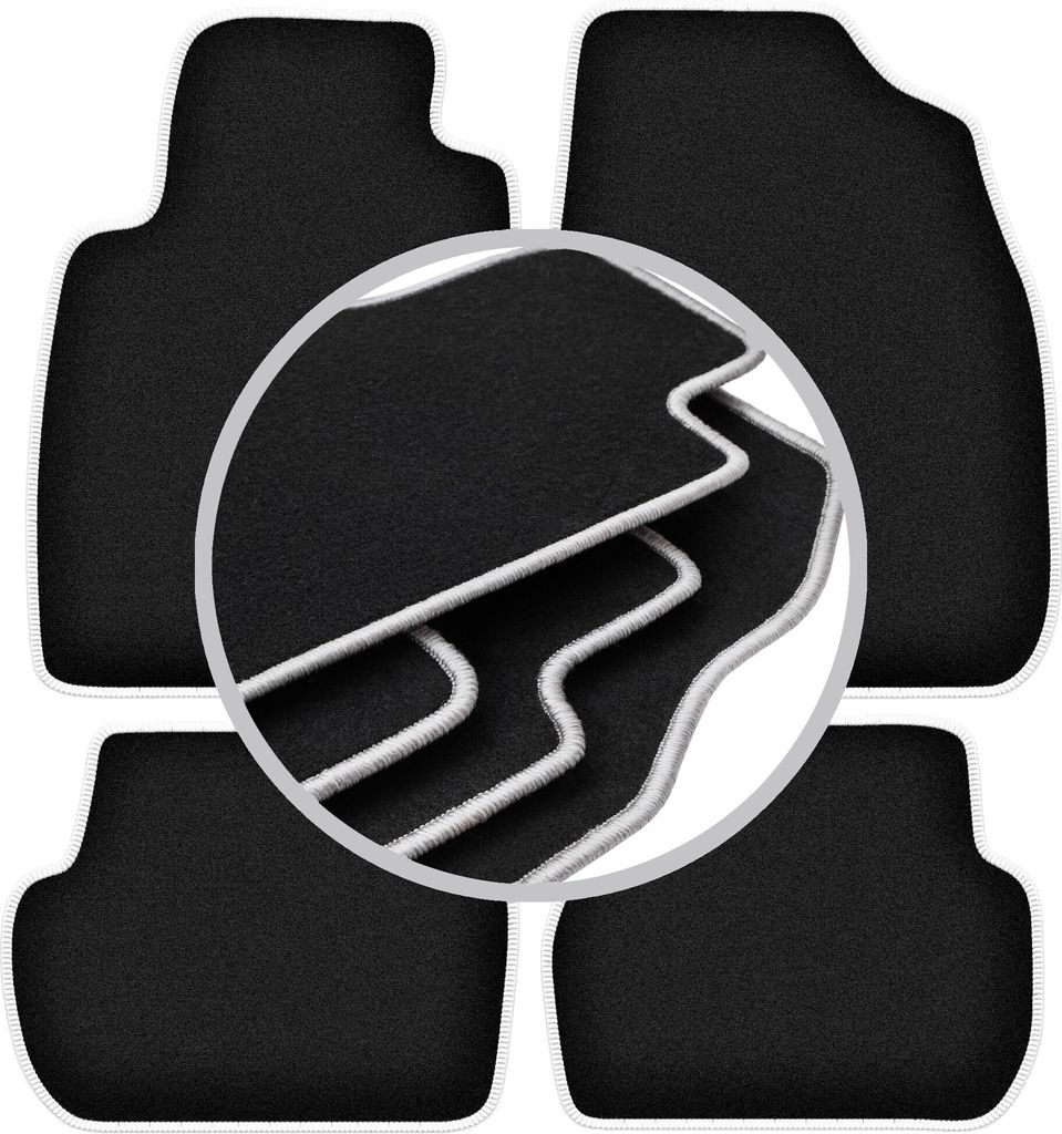 CARLUX-SILVER Autofußmatten für: Toyota Starlet P9 Fließheck (1996-1999)