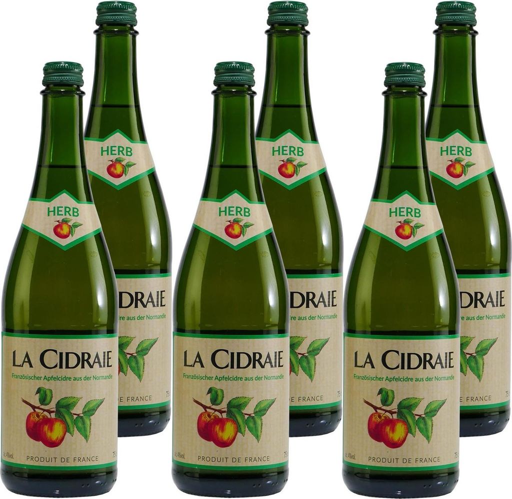 La Cidraie Cidre - Herb (6 x 0,75L) Produktbild 