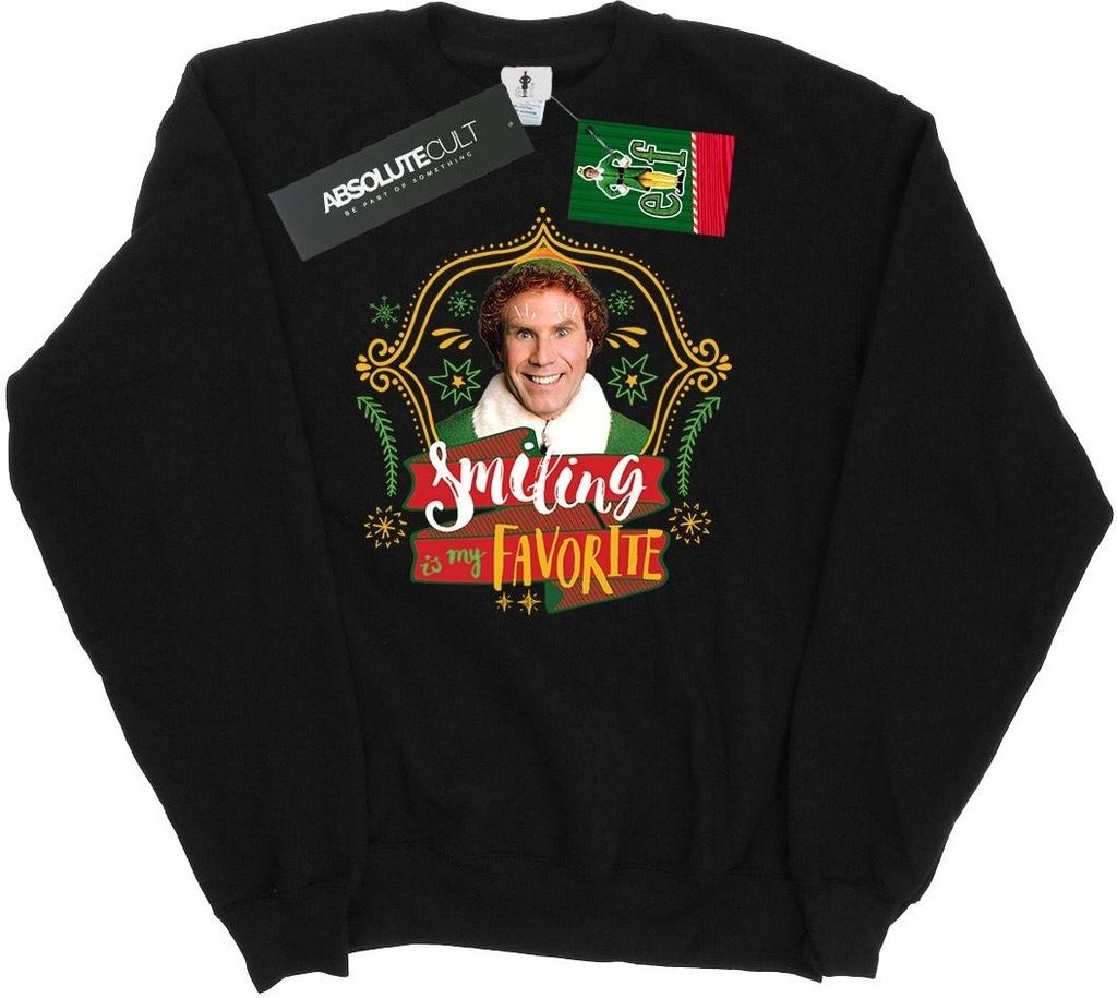 Elf - Sweatshirt für Herren BI22130 (XXL) (Schwarz)