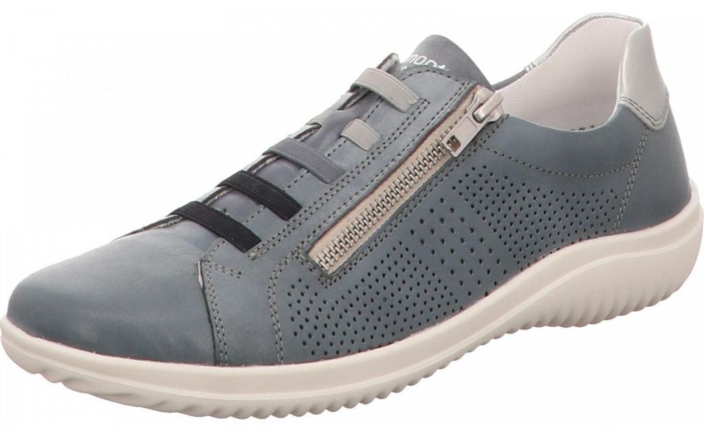Remonte Damenschuhe Für lose Einlagen Slipper Blau Freizeit, Schuhgröße:40 EU