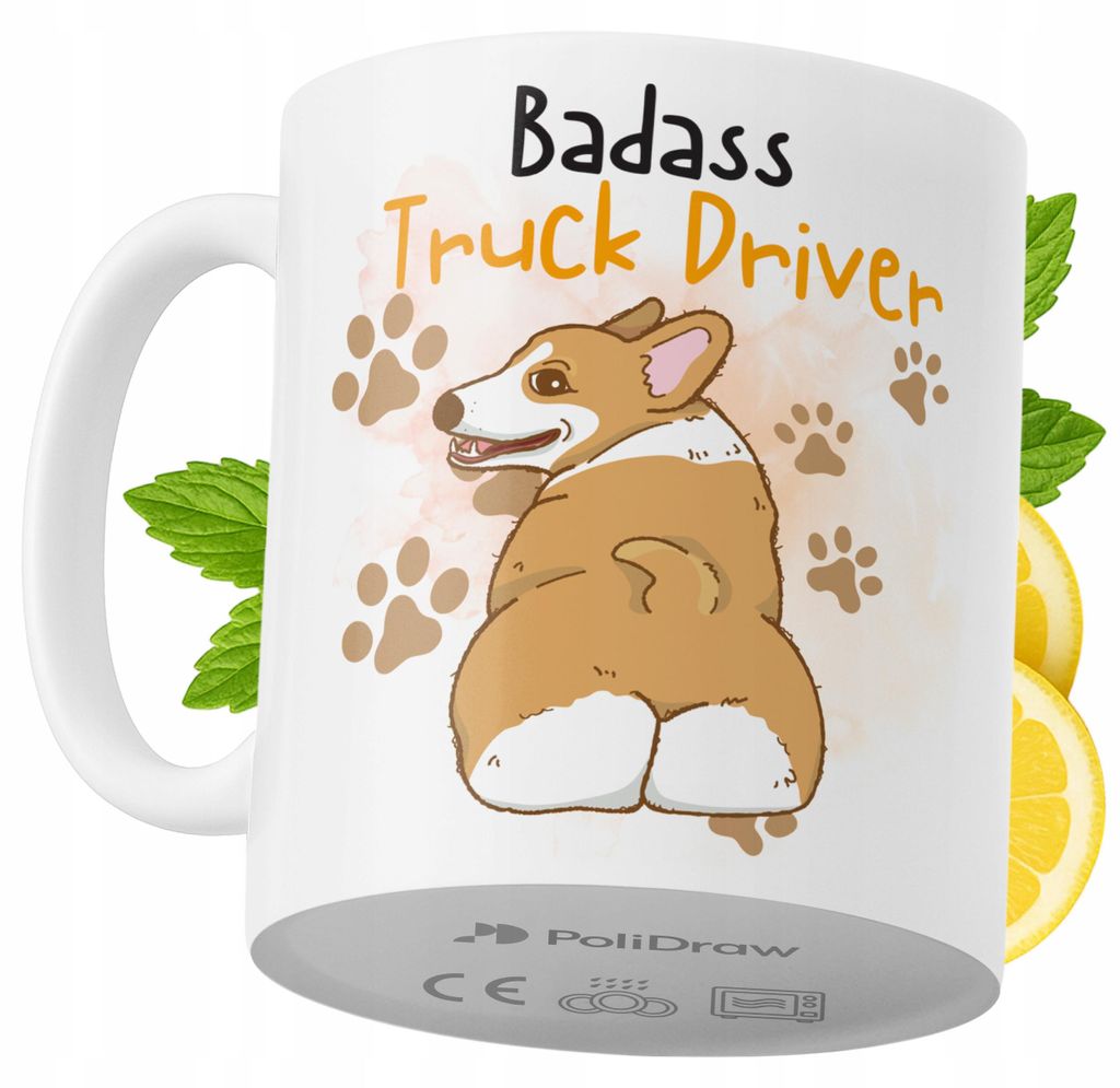 Lustiger Kaffee- oder Teebecher für LKW-Fahrer mit witzigem Textdesign - ideal für Geburtstage, Namenstage, Feiertage und besondere Anlässe. Hoc...