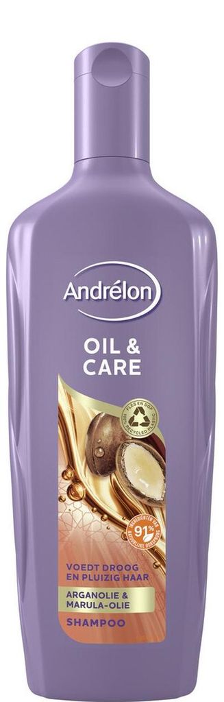 Andrelon Shampoo Oil Care 300 Ml - Nourishing Shampoo For Healthy Hair