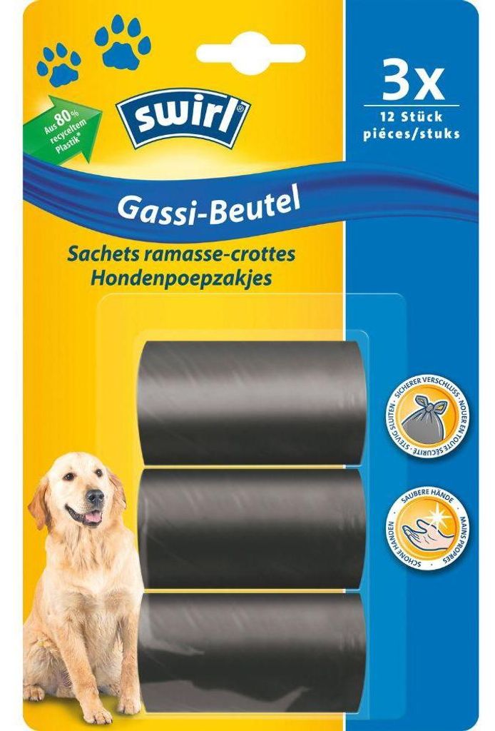 Swirl Gassi-Beutel 3 x 12 Stück Produktbild 