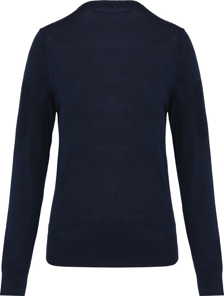 Kariban Premium Merino-Damenpullover mit V-Ausschnitt