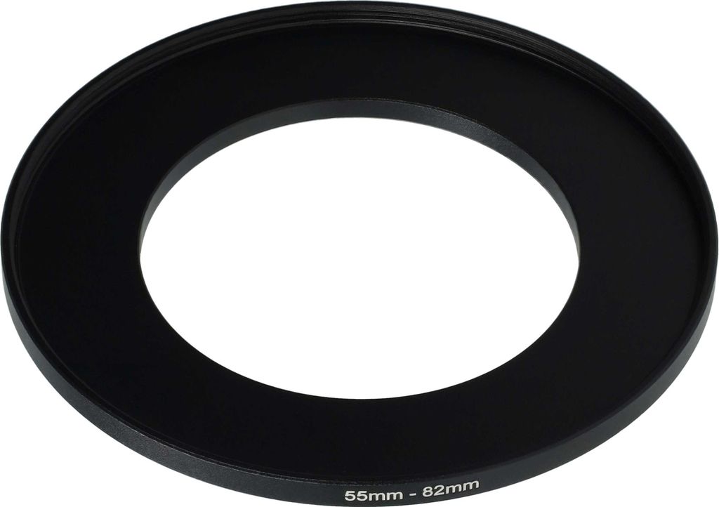 vhbw Step-Up-Ring Adapter 55 - 82mm für Kamera Objektiv - Produktbild 