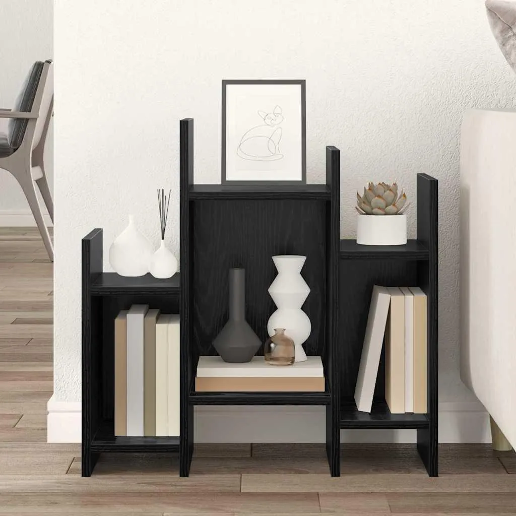 Mobiletto Design Rovere Nero 60x26x60 | Complemento Arredo Moderno - 4