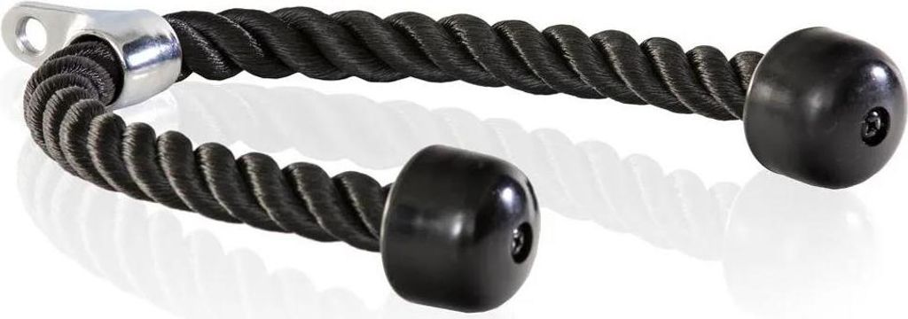 Gymstick Trizepsseil Schwarz Schwarz One Size