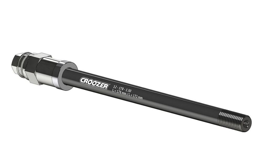 Croozer Steckachsadapter 12x1.50 L178/172 mm universal alle Produktbild 