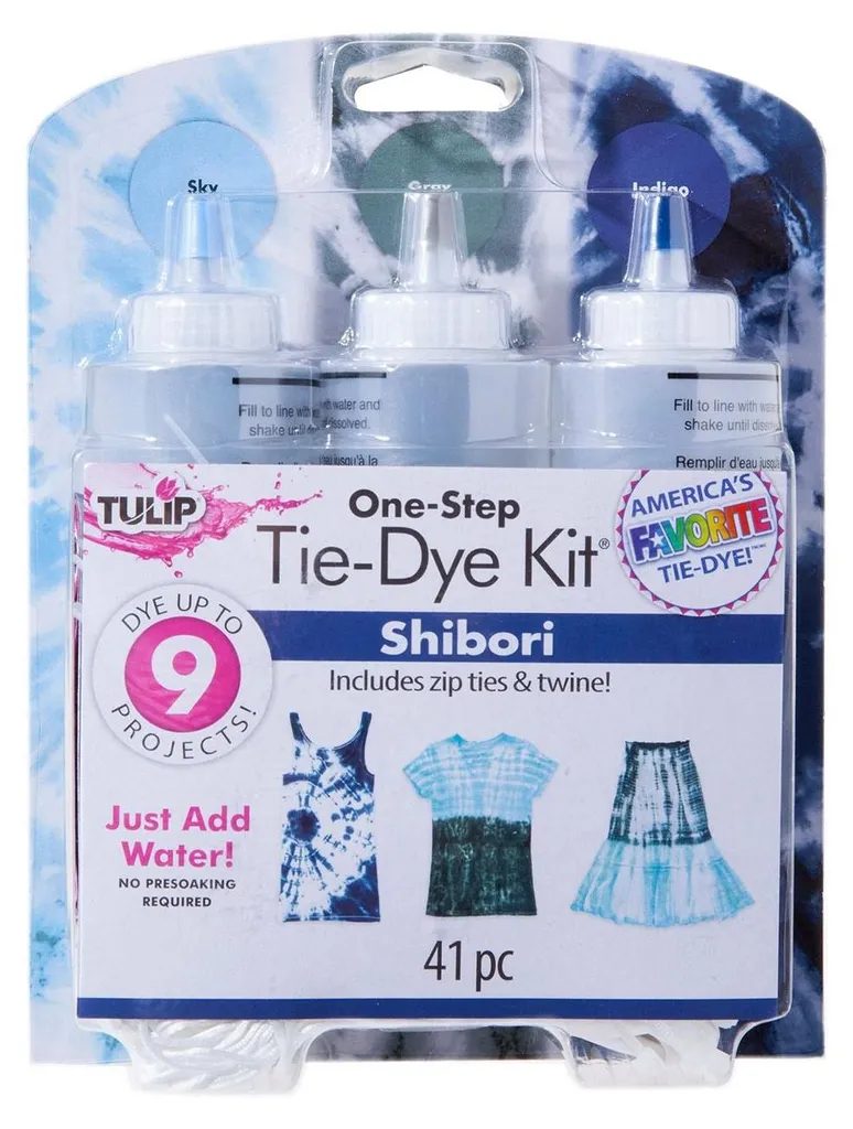 Kit DIY Tie-Dye Tulip pour Activité Manuelle et Customisation de Mode