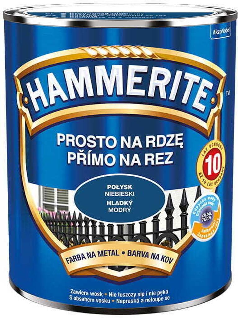 Hammerite Metallschutzlack, Rostschutzlack, Blau glänzend 250 ml,