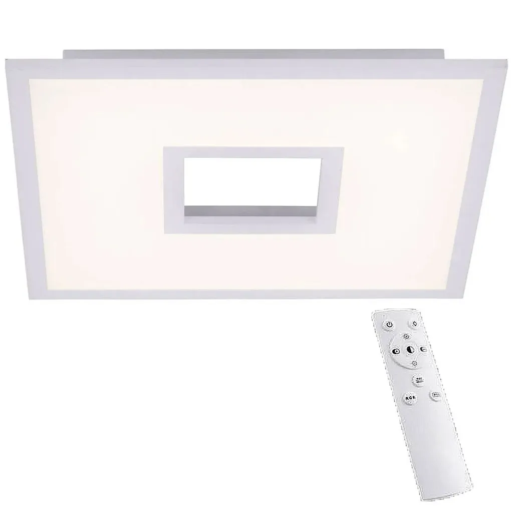 Plafonnier LED 45 cm à intensité variable et rétroéclairage personnalisable - 17