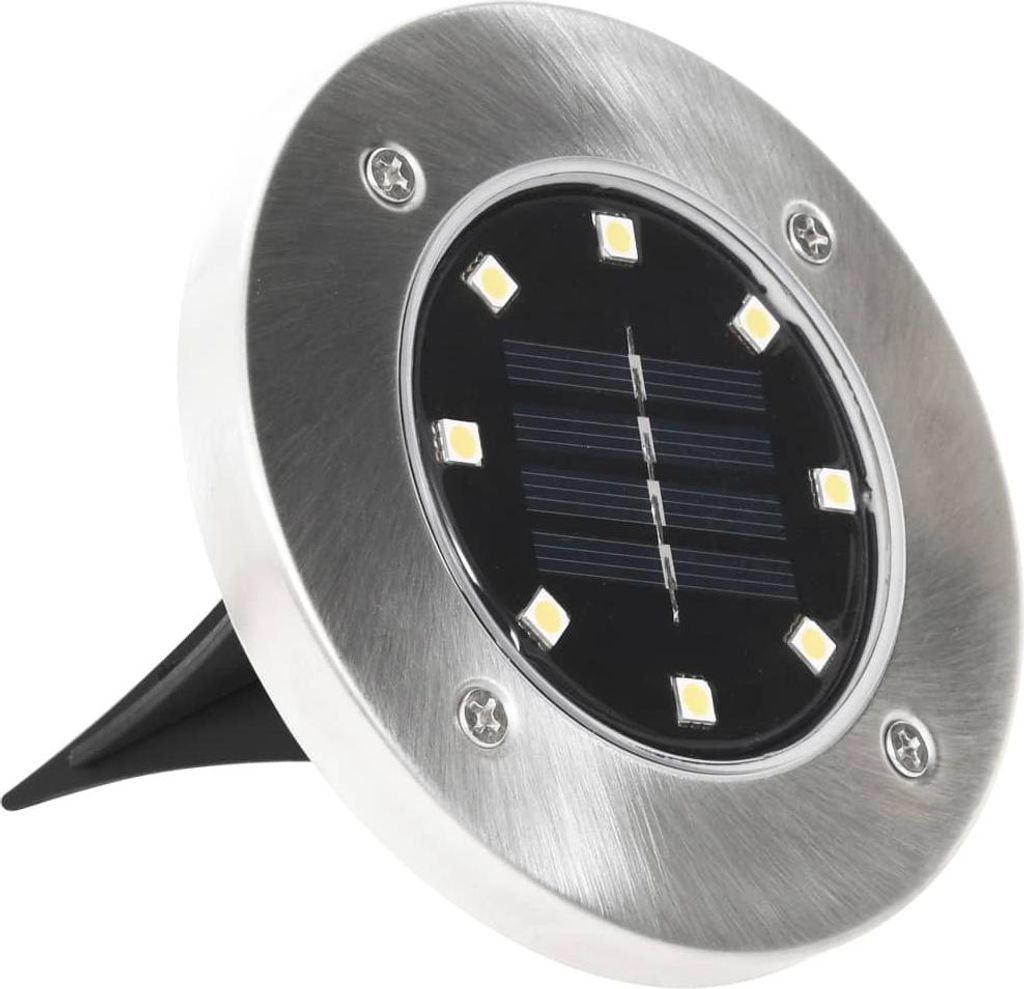 vidaXL Solar-Bodenleuchten 8 Stk. LED RGB-Lichtfarbe