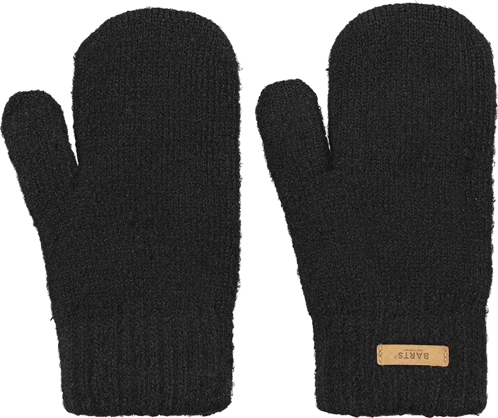 BARTS Witzia Mitts : Moufles femme noir élégantes pour un hiver au chaud