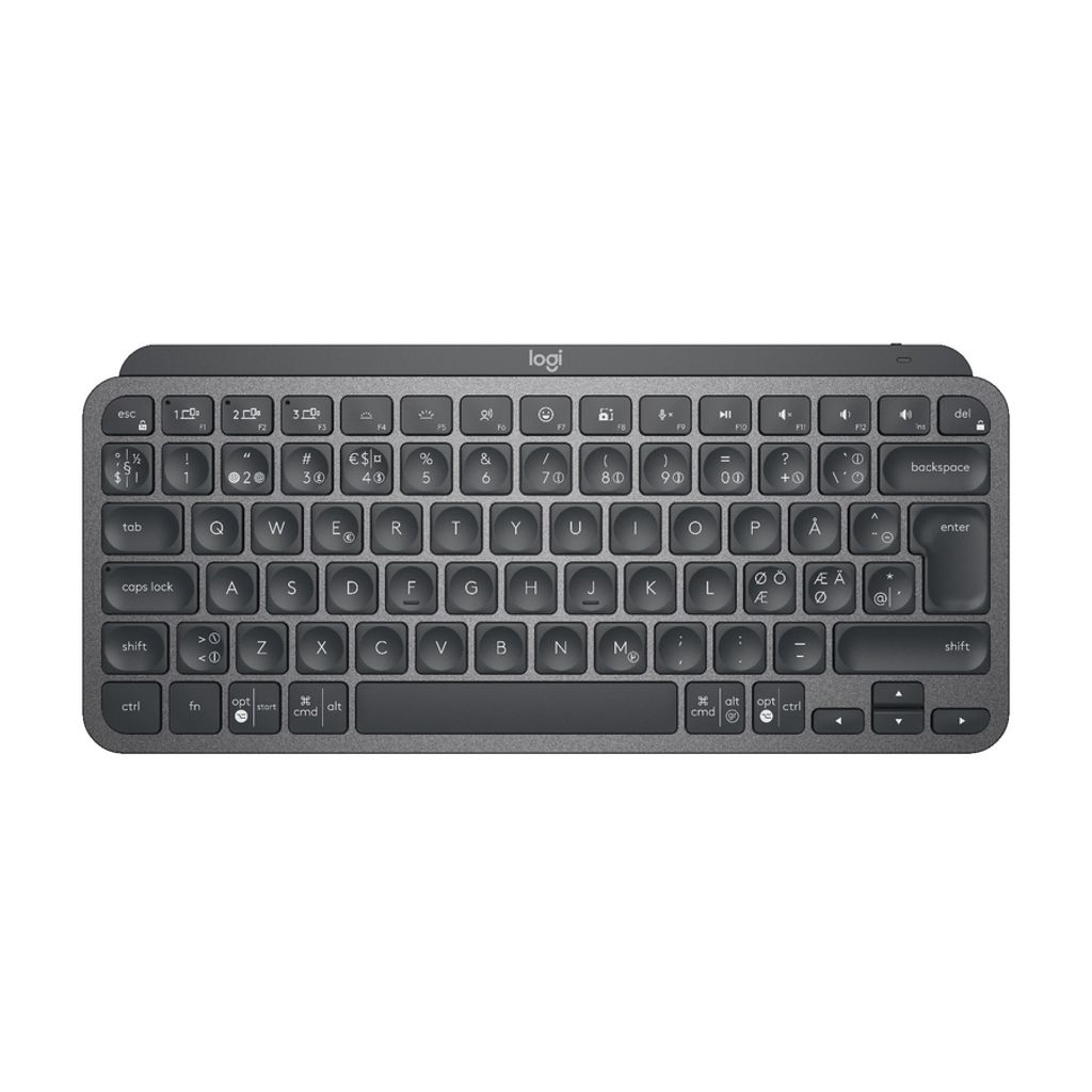 Logitech MX Keys Mini - Office - Tastatur - hinterleuchtet - Bluetooth - QWERTY - Nordisch (Dänisch/Finnisch/Norwegisch/Schwedisch) - Graphite