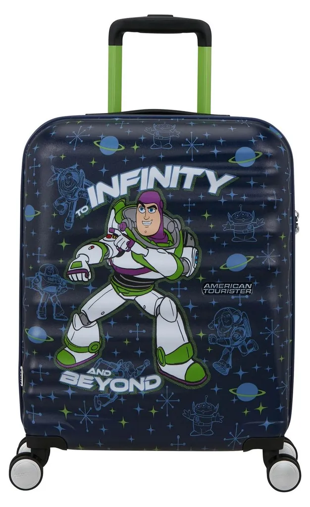 Valise enfant robuste anti-choc American Tourister Disney Spinner 55