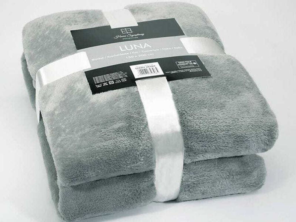 Coperta in microfibra Coperta in flanella Copriletto, Bordi Immagine del prodotto 
