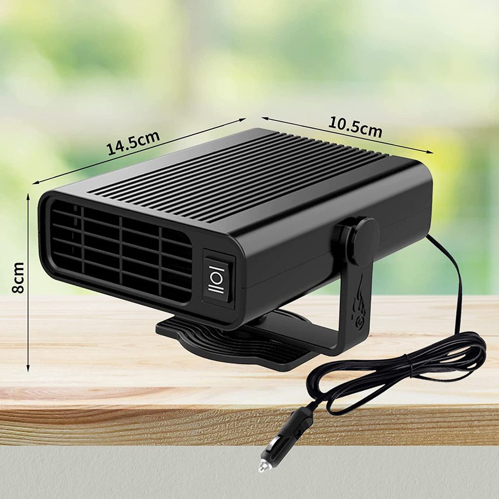 Auto Heizung, 12V 150W Tragbare Auto Lüfter Heizlüfter, 2 in 1
