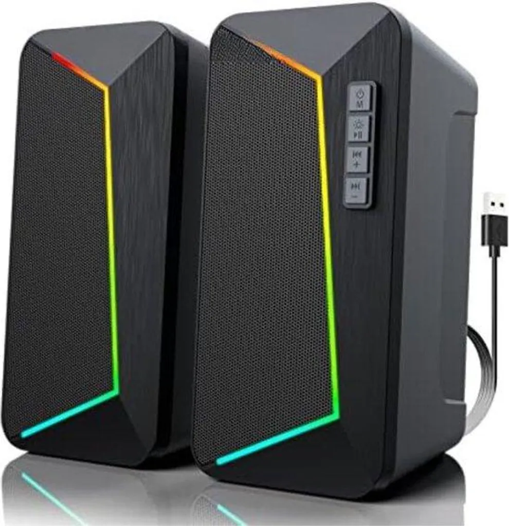 Système Audio Gaming PC pour Joueurs : Immersion Sonore et Design Noir