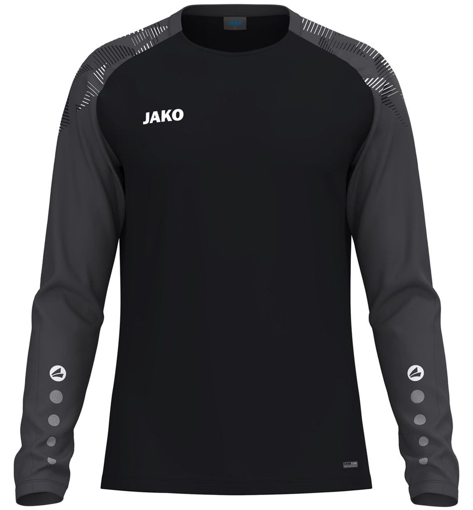 Jako Longsleeve Sonic - schwarz/anthrazit, Größe:164