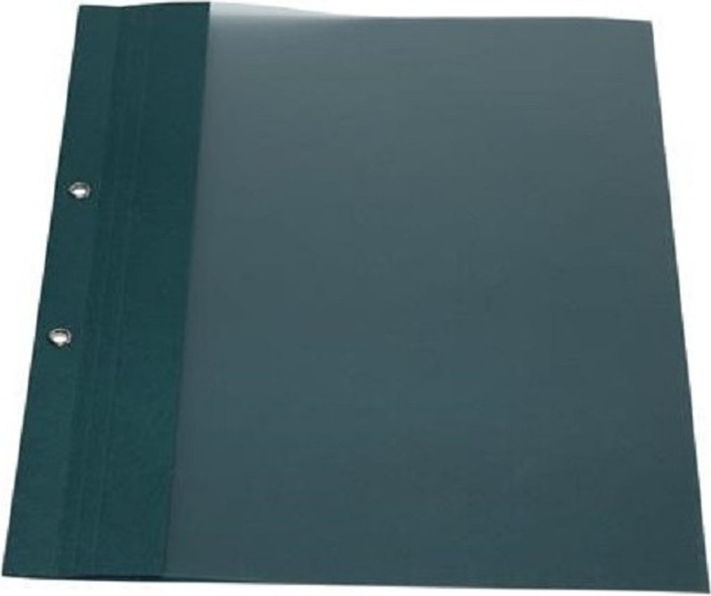 Berichtsmappe grün 100er Pack2 fach geöst silberne Ösen mit Produktbild 