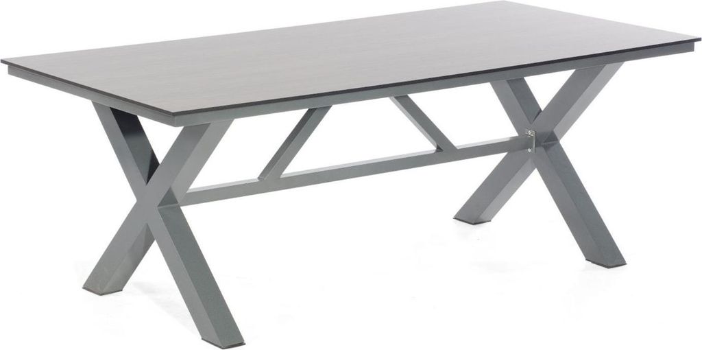 Sonnenpartner Gartentisch Base-Spectra 200x100 cm Aluminium anthrazit Tischsystem