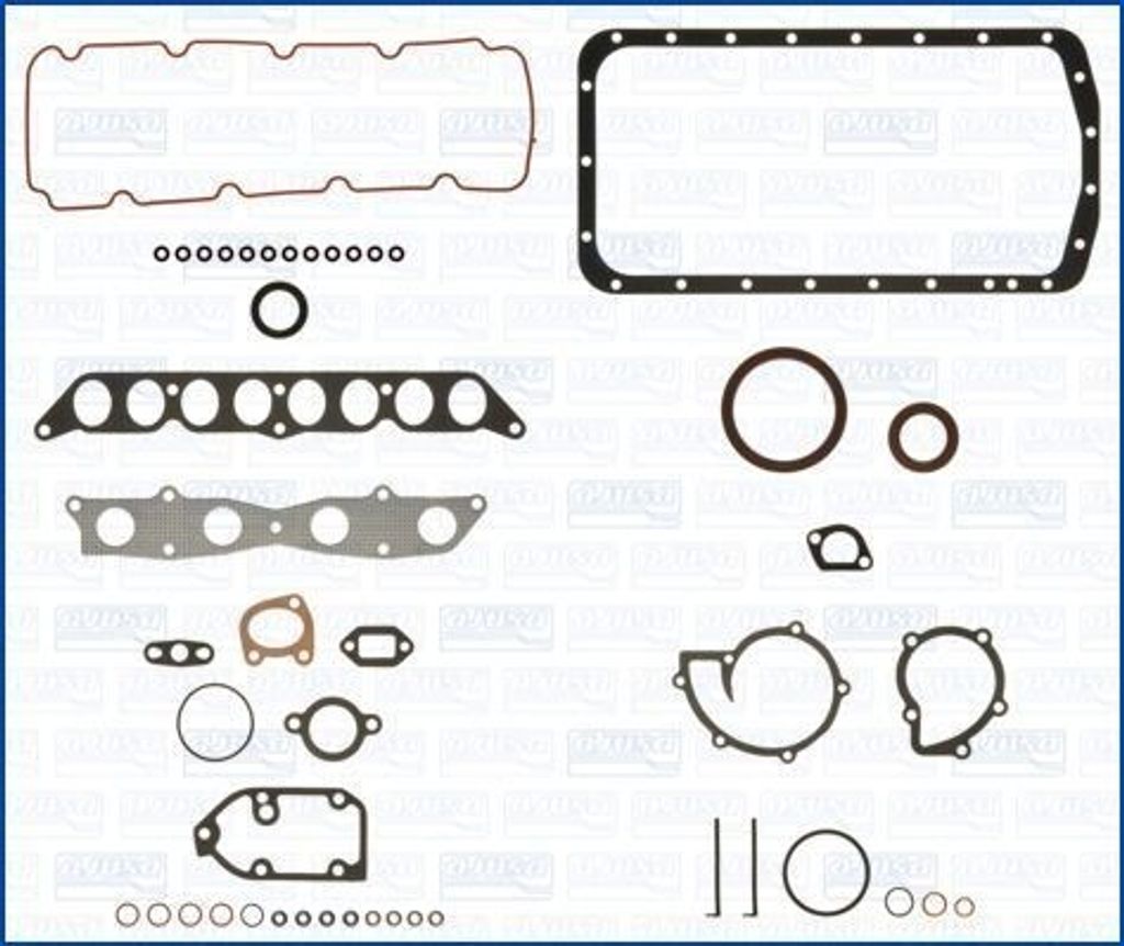 AJUSA 51006500 Motor-Dichtungsvollsatz Dichtsatz für FIAT ULYSSE (220) passend für PEUGEOT 406 (8B) 406 Break (8E/F) 806 MPV 605 (6B) 806 Kastenw...