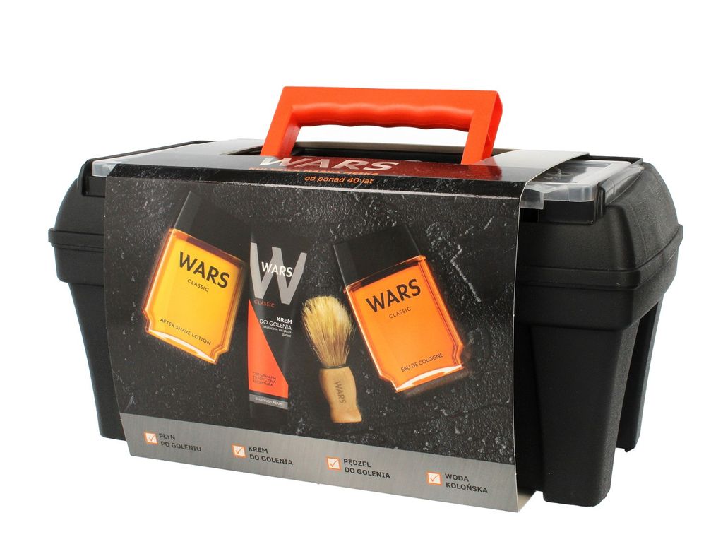 Wars Gift Set - Classic Box (Aftershave 90ml+Rasiercreme 65g+Köln 90ml+Pinsel)