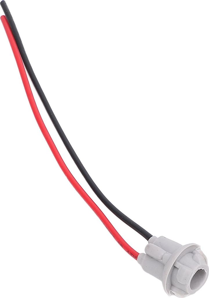 10PCS T10 LED Lampen Steckdosen Stecker Kabelbaum Abdichtung Gummi Kupfer Draht Adapter für Autos Lkw Anhänger Boote T10-4