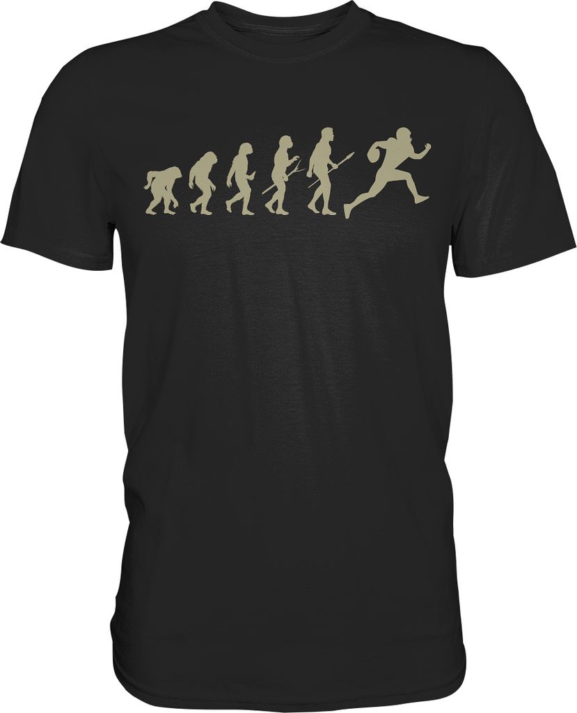 American Football Evolution T-Shirt – Black / 5XL Produktbild 