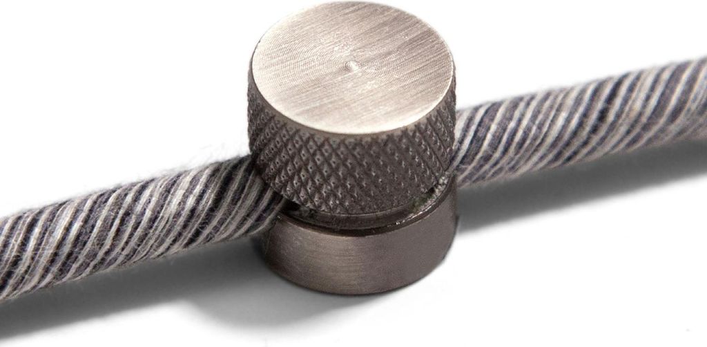 Creative Cables Sare Kabelverschraubung Aus Metall Für Wandbefestigung Für Textilkabel 2 Stücke Silber Silber One Size