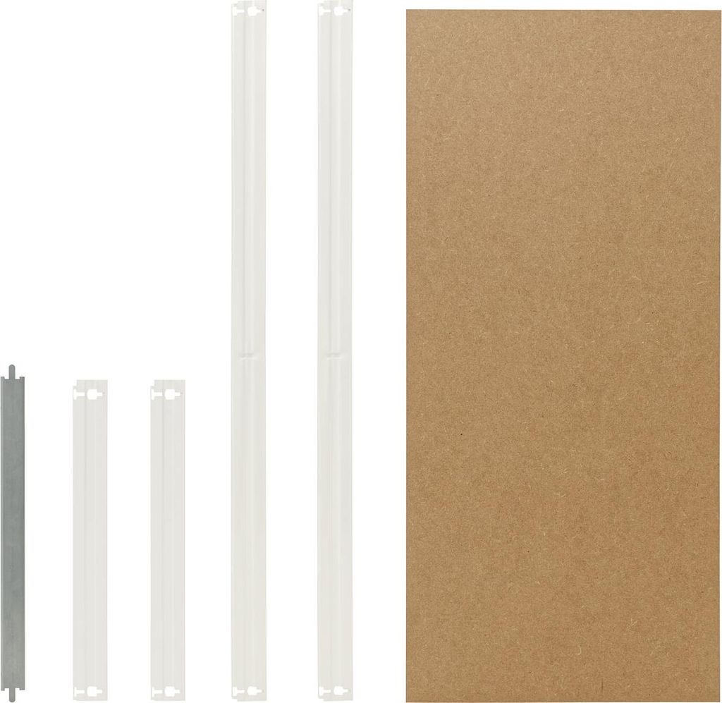 shelfplaza HOME 75x45 cm Fachboden-Set in weiß für HOME Schwerlastregale