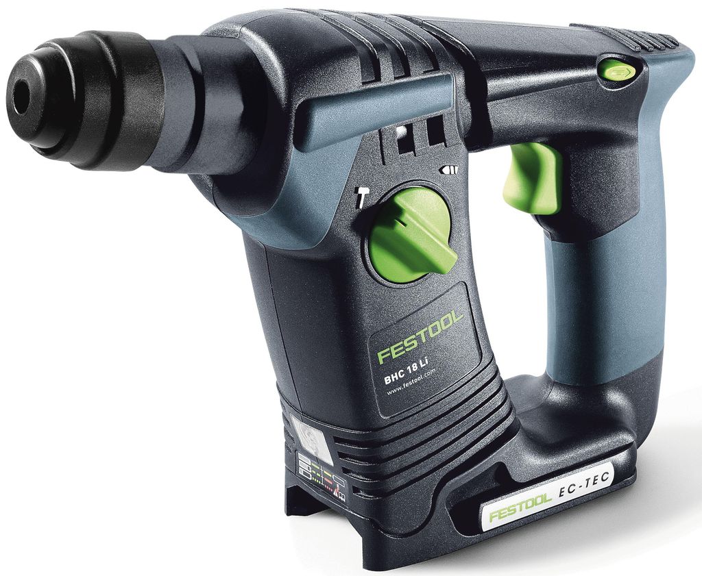 Festool BHC 18 Li-Basic, SDS Plus, Czarny, Szary, 1,8 cm, Zdjęcie produktu 
