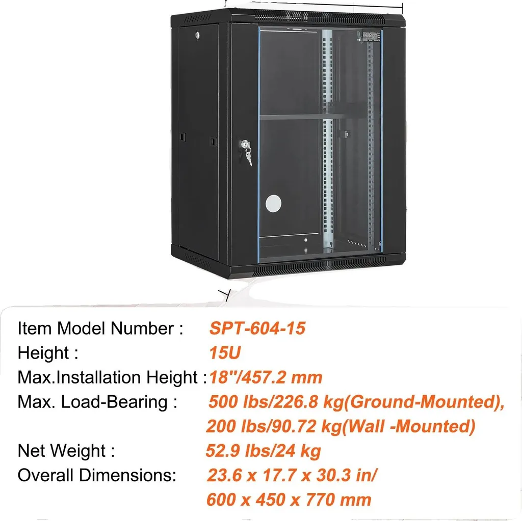 Protégez vos serveurs du vol - Armoire acier Q235 à double verrouillage