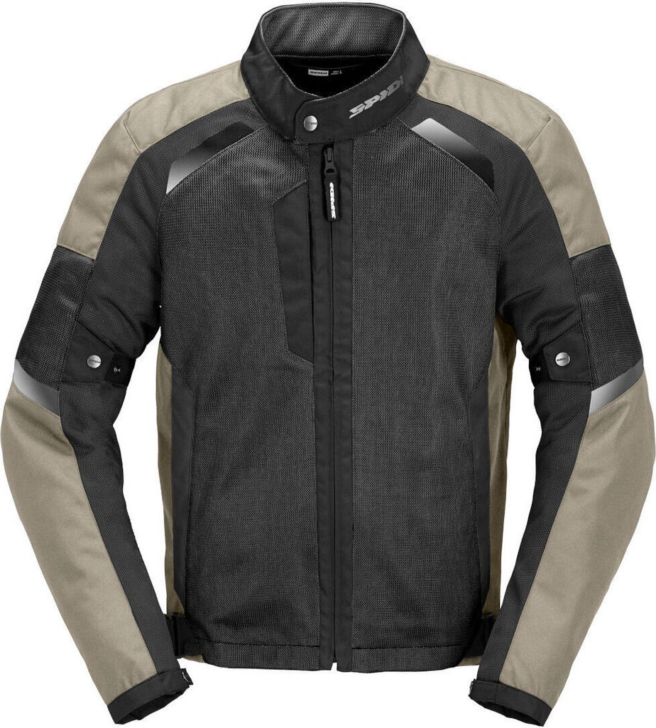 Spidi Tek Net Motorradjacke, schwarz/oliv, L
