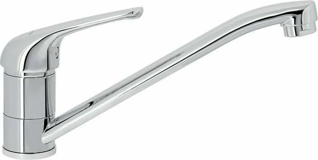 Robinet cuisine Rousseau SUN NF Gris Argent anti-fuite et certifié